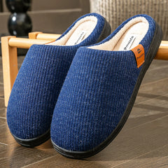 Men's Memory Foam Slippers, Non-Slip Sole, UK 6.5 to 15