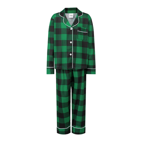 Plaid Family Christmas Pyjama Set - Cosy Festive Outfits