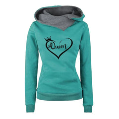 Women's Casual Tracksuit – Hooded Pullover & Sweatpants Set