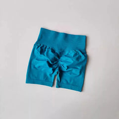 BreezeFit High-Waist Yoga Shorts