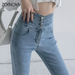 Vintage Chic High-Waist Jeans
