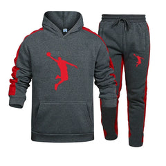 Men’s 2-Piece Tracksuit – Casual Hoodie & Joggers Set for Spring & Autumn