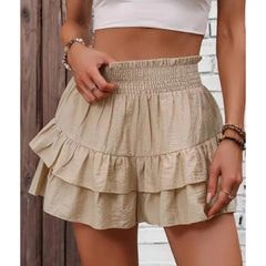 Women's Wide-Leg Draped Shorts – Casual & Versatile Summer Wear
