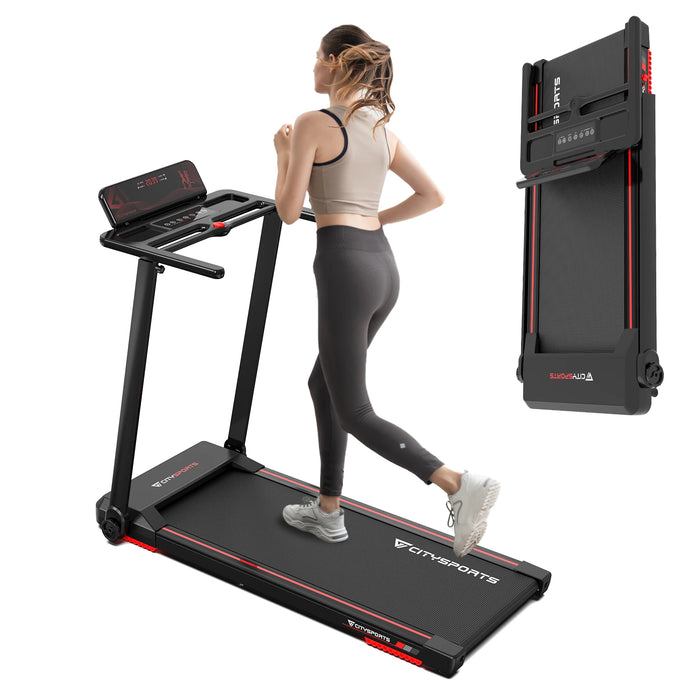 StrideMaster 2-in-1 Foldable Treadmill