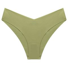 WarmSteps Seamless V-Cut Bikini Panties – Soft, Sexy & Invisible Comfort