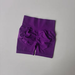 BreezeFit High-Waist Yoga Shorts