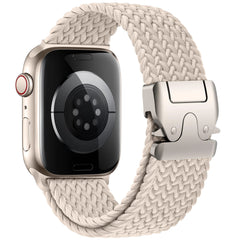 Braided Nylon Band for Apple Watch – Stretchy & Breathable