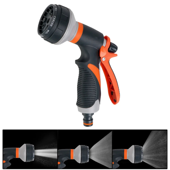 HydroJet 8-Mode Adjustable Spray Nozzle, High-Pressure Water Tool