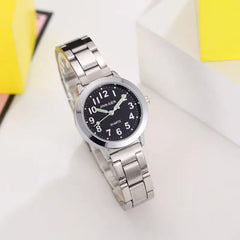 Kids' Stainless Steel Quartz Watch