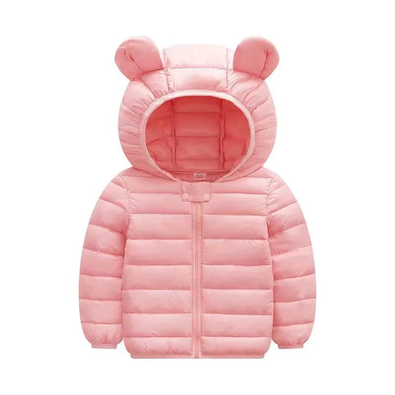 Kids' Lightweight Hooded Puffer Jacket