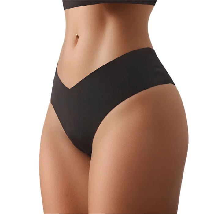 WarmSteps Seamless V-Cut Bikini Panties, Soft, Sexy & Invisible Comfort