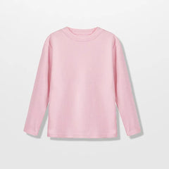Kids' 100% Cotton Long Sleeve T-Shirt, 7 Colours