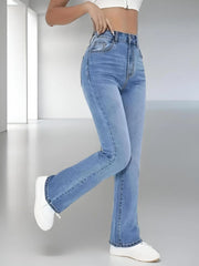 High Rise Vintage Wash Relaxed Fit Jeans