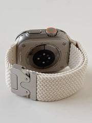 Braided Nylon Band for Apple Watch – Stretchy & Breathable