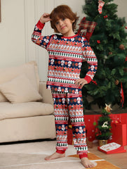 Cosy Festive Family Pyjama Set - Reindeer & Snowman Design