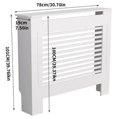 Super Tall 100CM Radiator Cover – Modern MDF Grill Shelf Cabinet
