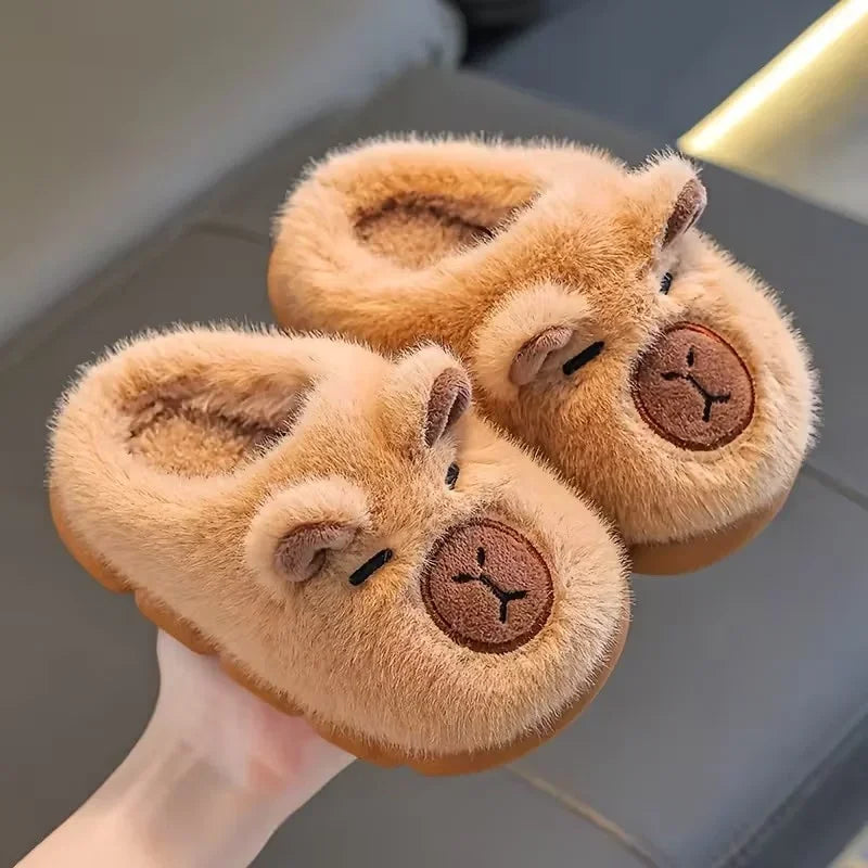Kids' Warm Cartoon Slippers