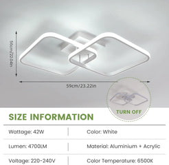 BrightVision LED Ceiling Light for Modern Homes