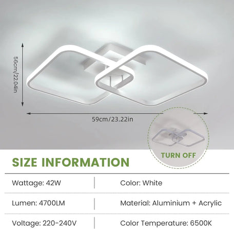BrightVision LED Ceiling Light for Modern Homes
