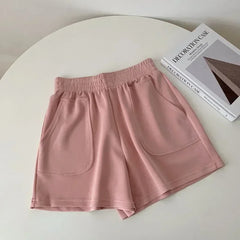 Women's High-Waisted Sports Shorts – Soft, Stretchy Yoga & Gym Shorts