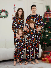Festive Skull Family Pyjama Set for Cosy Nights