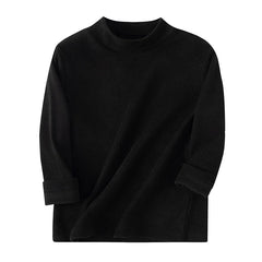 Kids' Brushed Mock Neck Top, Single or 3-Pack
