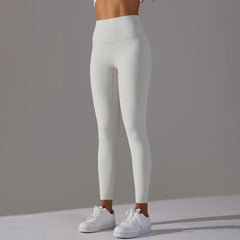 Women's High-Waisted Naked Feel Leggings – Seamless Yoga & Gym Workout Tights