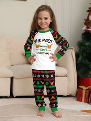 Festive Family Pyjama Set with Fun Holiday Prints