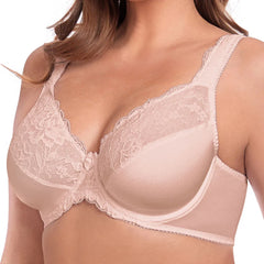 GraceLift Lace Minimiser Bra – Full Cup Plus Size Support (36C–50J)
