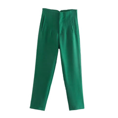 Women's High-Waist Pencil Trousers – Elegant Office & Formal Wear