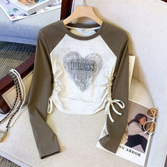 Girls' Long-Sleeve Cotton Tee – Soft & Stylish Everyday Wear