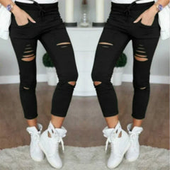Urban Edge Ripped Stretch Jeans