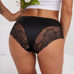 BZEL Lace Seamless Panties – Soft, Sexy & Skin-Friendly Ice Silk Briefs for Women