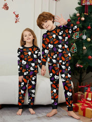 Festive Skull Family Pyjama Set for Cosy Nights