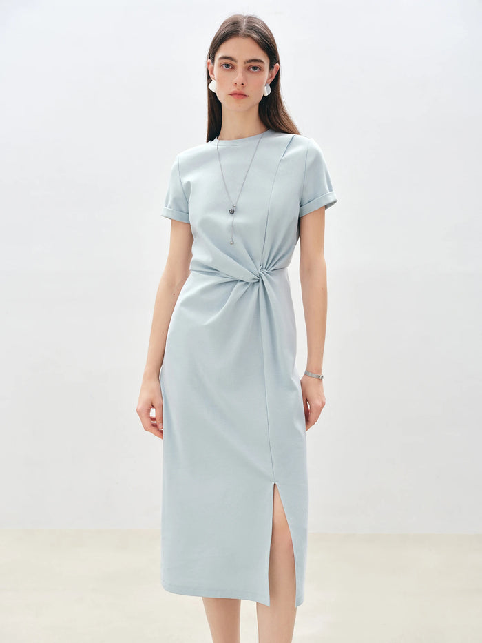 Ethereal Elegance Summer Dress, SKY BLUE