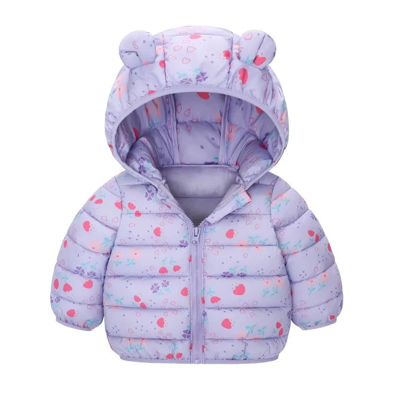 Kids' Lightweight Hooded Puffer Jacket