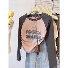 Girls' Long-Sleeve Cotton Tee – Soft & Stylish Everyday Wear