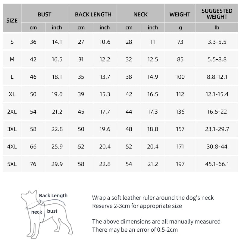 Waterproof Padded Dog Jacket