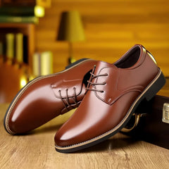 Elegant Leather Derby Shoes