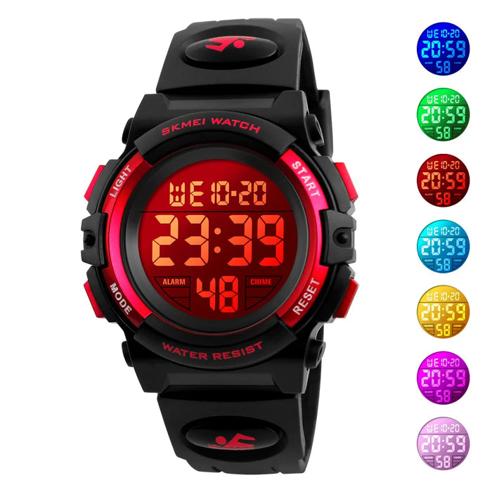 SKMEI Kids' Waterproof LED Digital Watch