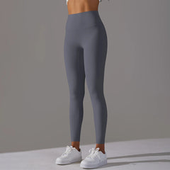 Women's High-Waisted Naked Feel Leggings – Seamless Yoga & Gym Workout Tights