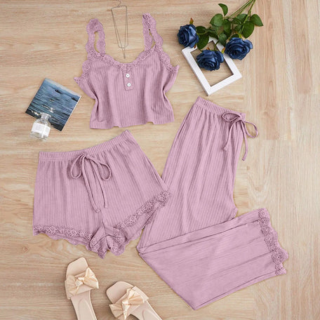 Serenity Lace Sleepwear Set