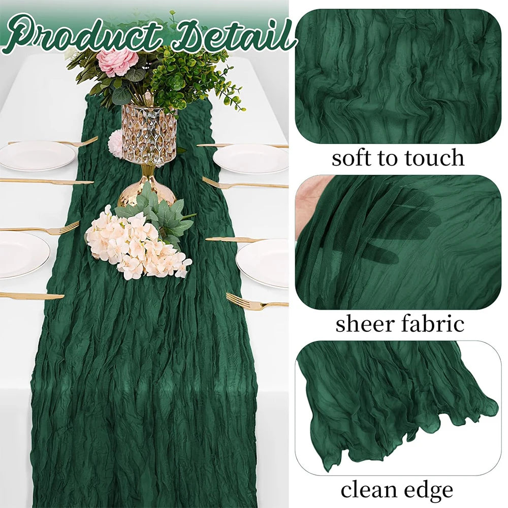 Cheesecloth Table Runner