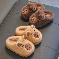 Kids' Warm Cartoon Slippers