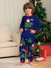 Festive Dinosaur Family Pyjama Set