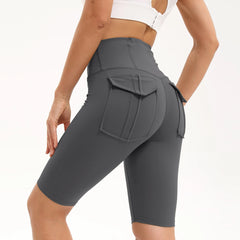 ElevateFit High Waist Yoga Shorts