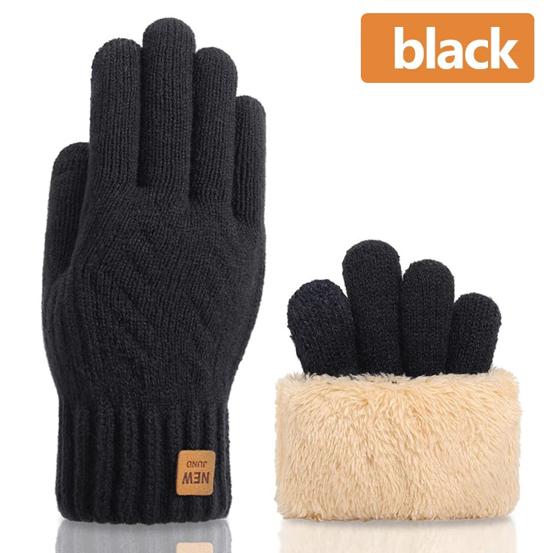 Women's Cable Knit Touchscreen Gloves, Plush Lined