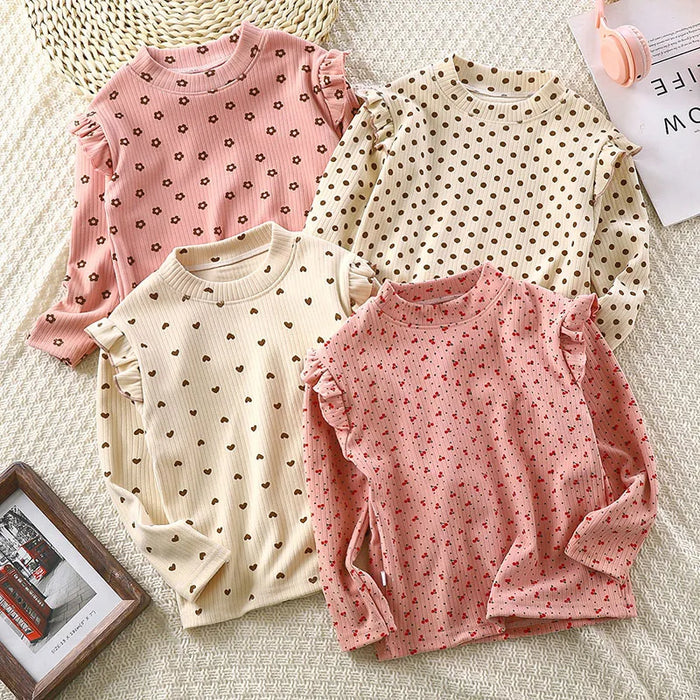 Baby Girls’ Floral Long-Sleeve Cotton Blouse, image 2