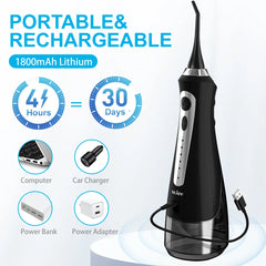 AquaSmile Duo: Water Flosser & Sonic Toothbrush Set