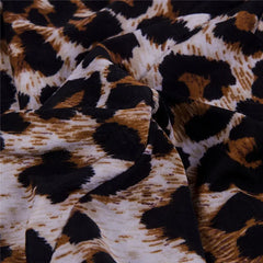 Women's Leopard Print Mini Skirt – High Waist Bodycon Pencil Skirt